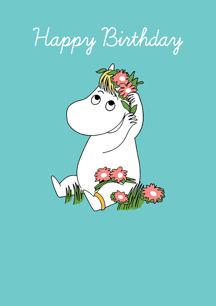 Moomin Happy Birthday Snork Maiden Greeting Card